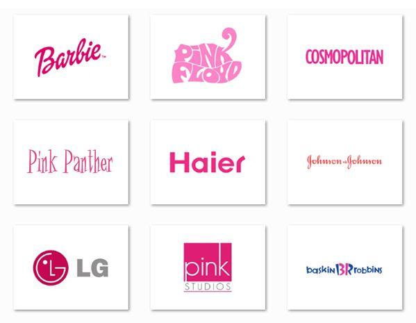 White Pink Logo - Top 10 Famous logos designed in Pink