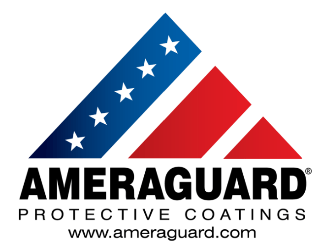 Red White and Blue Logo - Corporate Identity: Ameraguard