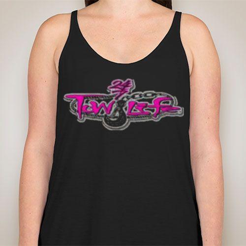 Top Pink Logo - Tow Life Ladies Tank Top Black / Pink Logo – Tow Life Clothing ...