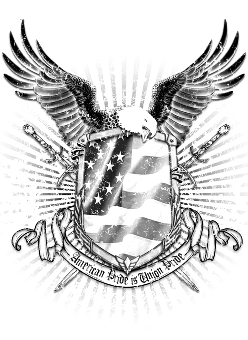 Black Eagle Shield Logo - 413 Shield Eagle Oversize