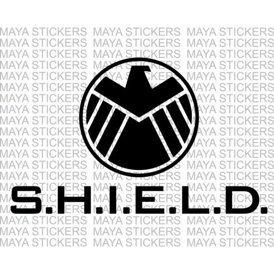 Black Eagle Shield Logo - Avengers eagle shield logo sticker / decals