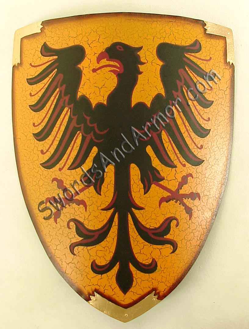 Black Eagle Shield Logo - Eagle Medieval Shields