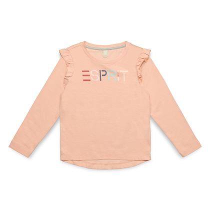 Top Pink Logo - Esprit Girls Pink Logo Top