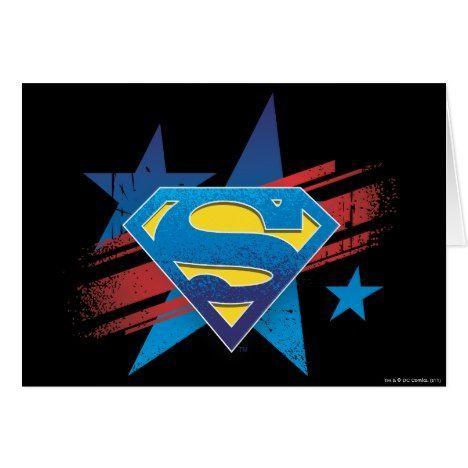 Stylized Superman Logo - Superman Stylized | Stars and Stripes Logo Card | Superman ...