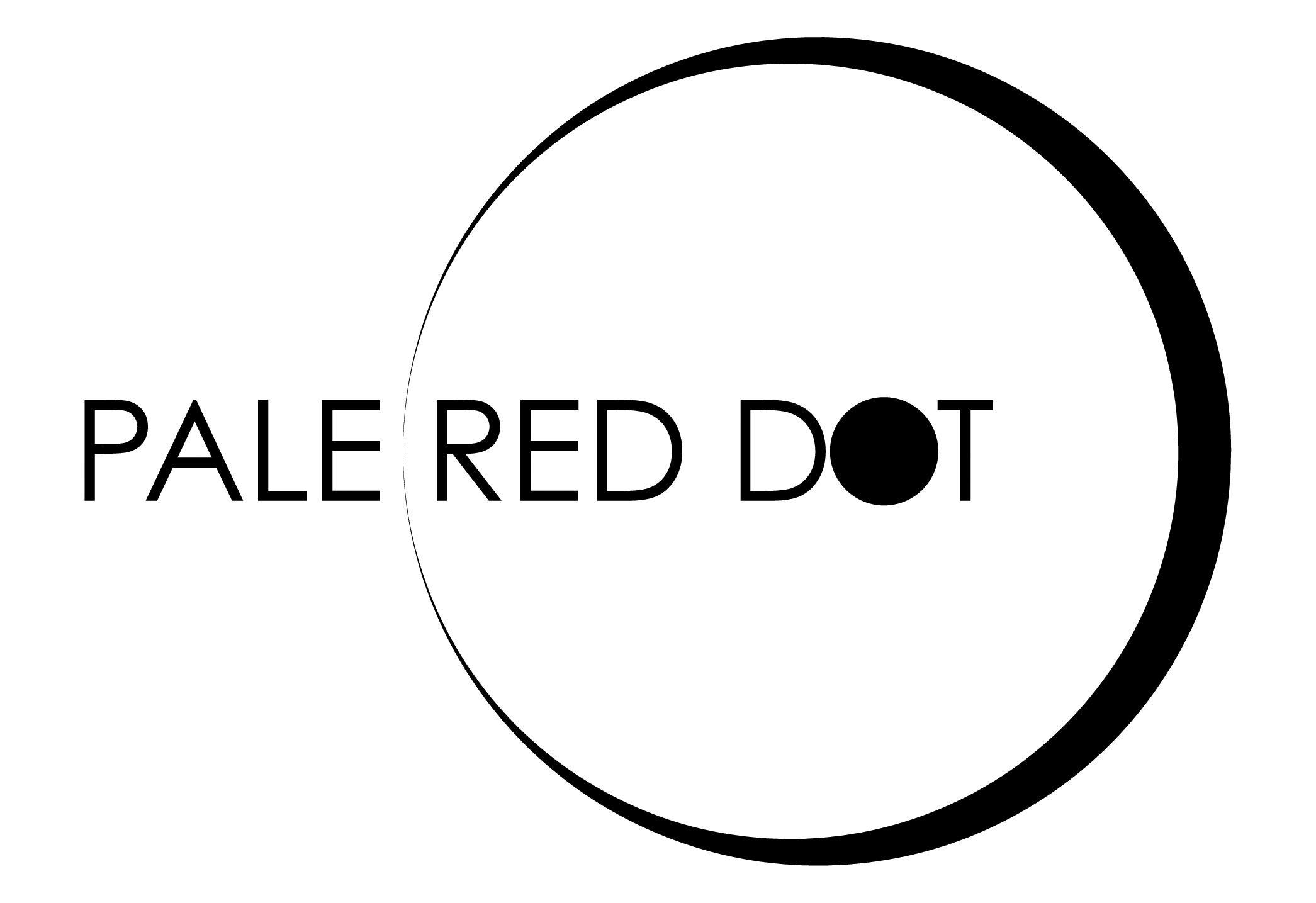 White Circle Red Dot Logo - Pale Red Dot Logo (black). ESO België