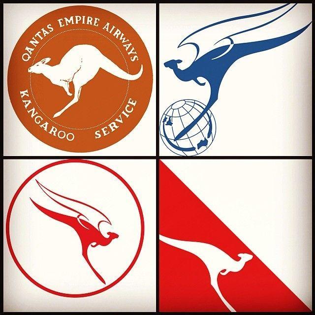 Kangaroo Airline Logo - How the Flying Kangaroo has evolved. Did you know, the original ...
