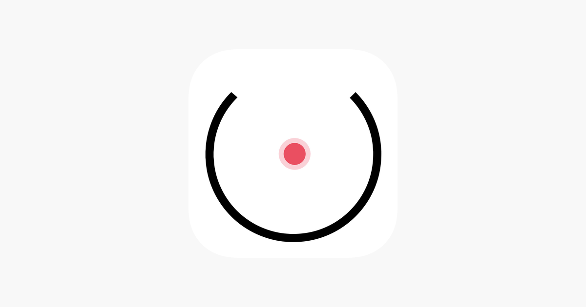 White Circle Red Dot Logo - Red Dot Escape on the App Store