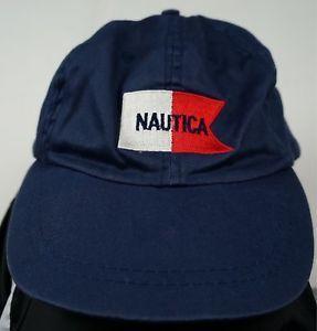 90s N Logo - Rare Vintage NAUTICA N 983 Flag Spell Out Logo Stretch Hat Cap