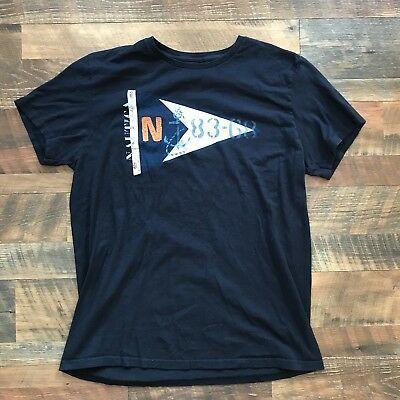 90s N Logo - VINTAGE 90S NAUTICA Jeans Company Spell-Out N Logo Graphic T-Shirt ...