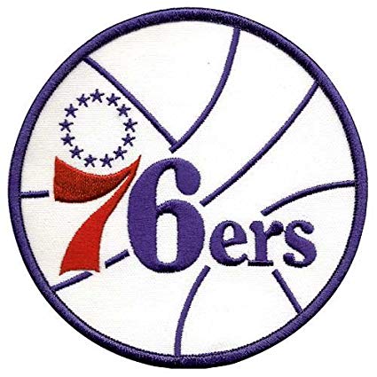 76Ers Logo - Amazon.com: NBA Philadelphia 76ers Embroidered Team Logo Collectible ...