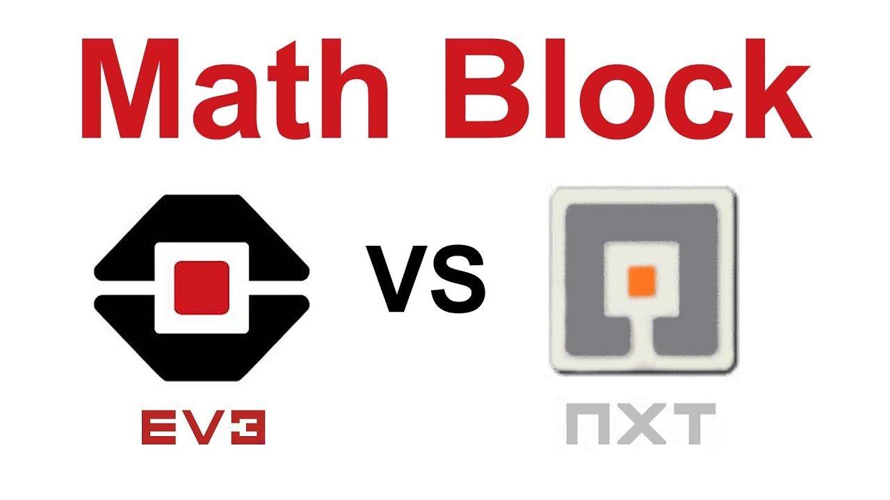 LEGO Mindstorms NXT Logo - Lego EV3 vs NXT-G: Math Blocks - YouTube