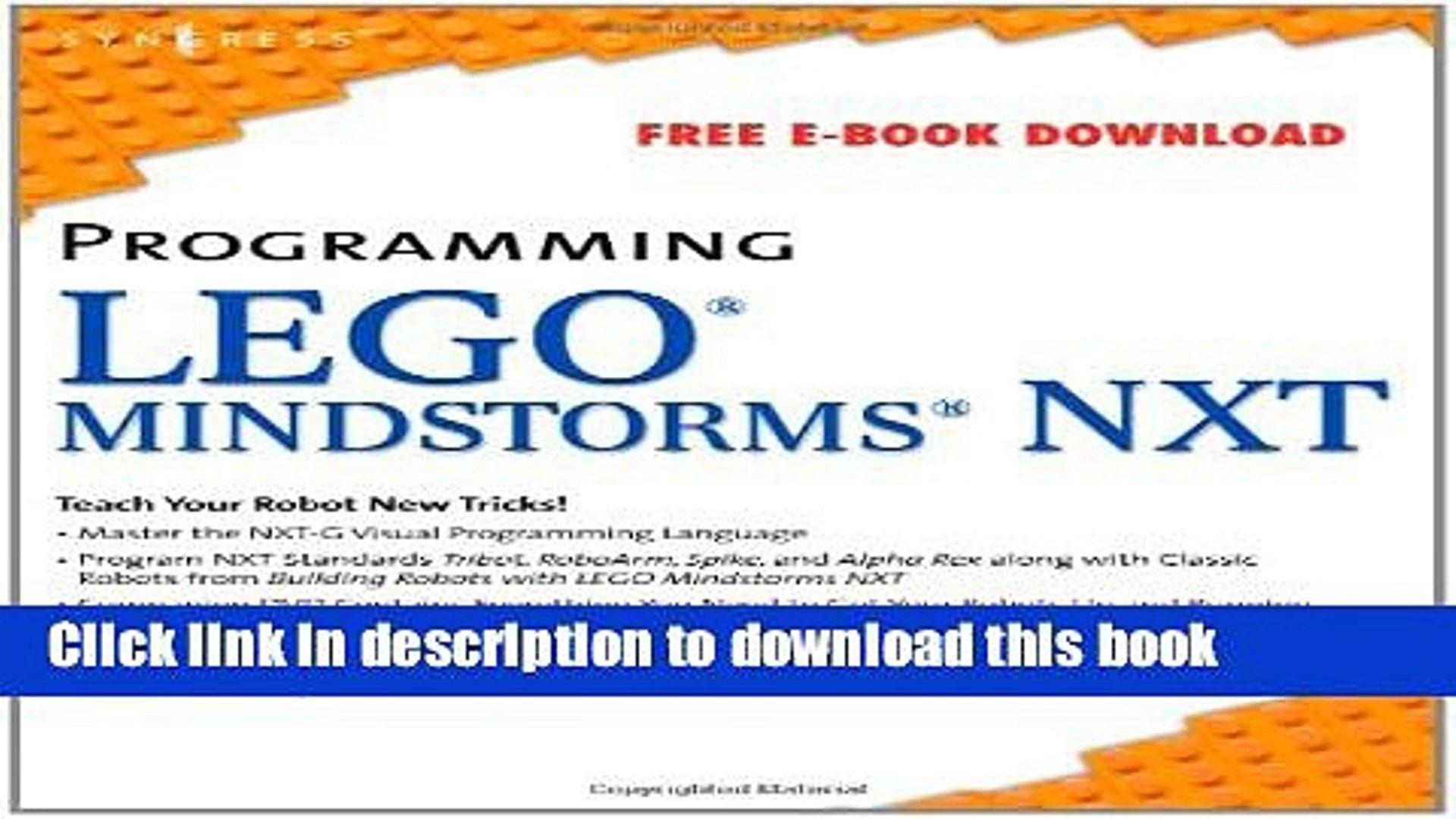 LEGO Mindstorms NXT Logo - PDF Kindle Programming Lego Mindstorms NXT Free Download