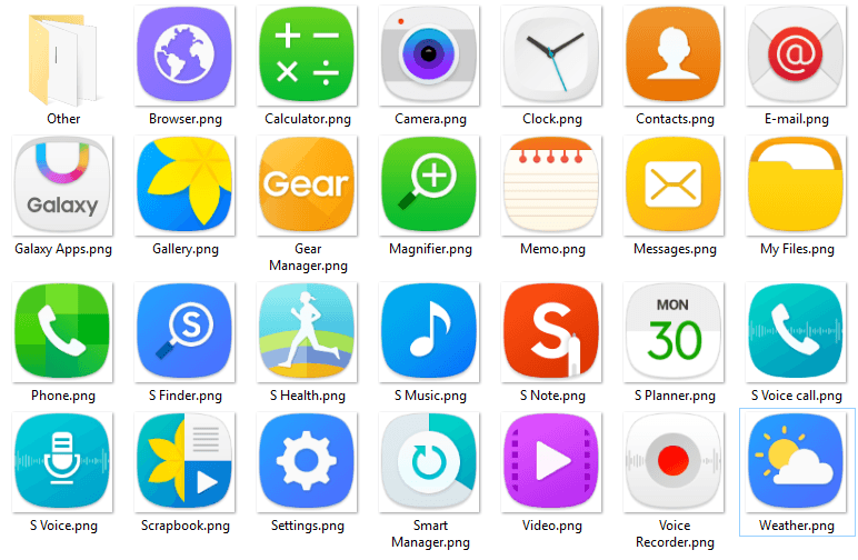 Samsung Phone App Logo - PNG] Galaxy Note5 Marshmallow Icons v5 | Samsung Galaxy S 5