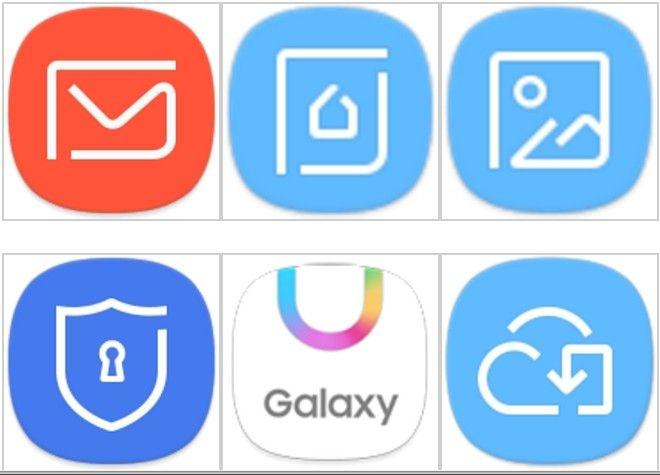 Samsung Phone App Logo - Revamped launcher and app icons for Galaxy S8 revealed in a series ...
