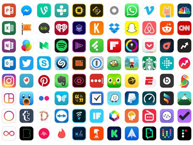 iPhone Date Apps Logo - Ultimate App Icons Set Sketch freebie - Download free resource for ...