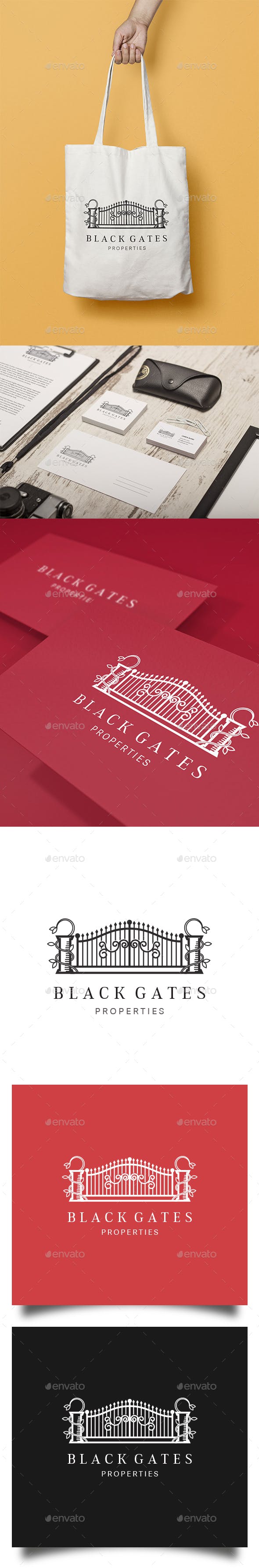Black Gate Logo - Black Gates Logo by pixellord | GraphicRiver