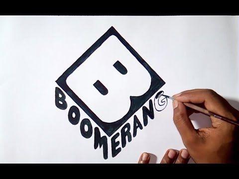Boomerang Channel Logo - How to draw the Boomerang channel logo - YouTube