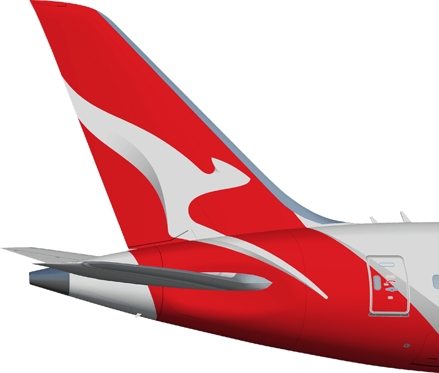 Airline with Kangaroo Logo - The evolution of the fleet - Introducing the Qantas Dreamliner