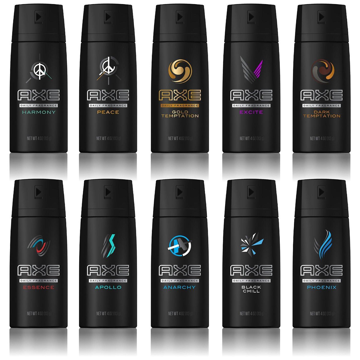 Axe Body Spray Logo - Amazon.com : AXE Body Spray for Men, Excite 4 oz, Twin Pack
