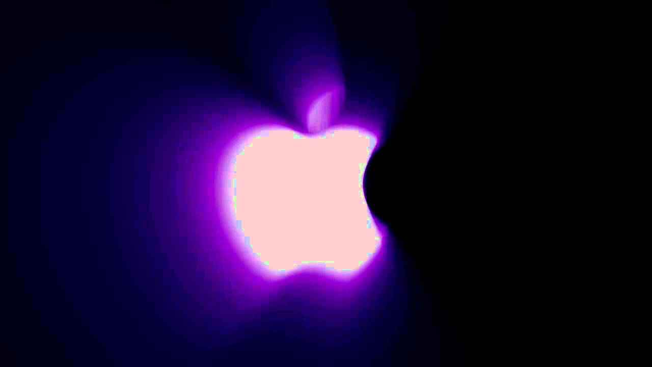 Purple Apple Logo - Apple Logo Mystic Back Glow