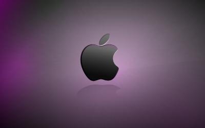 Purple Apple Logo - Image: apple logo purple bg Desktop Wallpaper