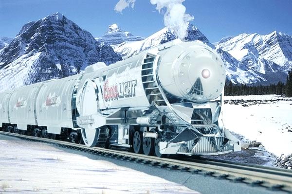 Coors Light Train Logo - Coors Light Train Silver Bullet History Gif – MoreThanJustHair
