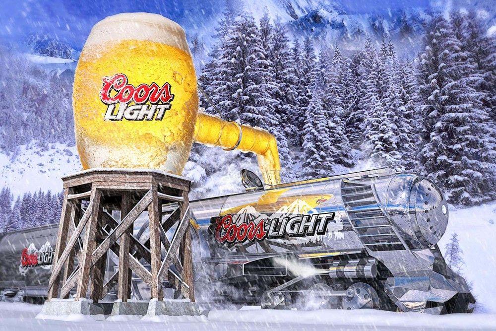 Coors Light Train Logo - Beer - Commercial Photography — Andrews + Braddy Photography