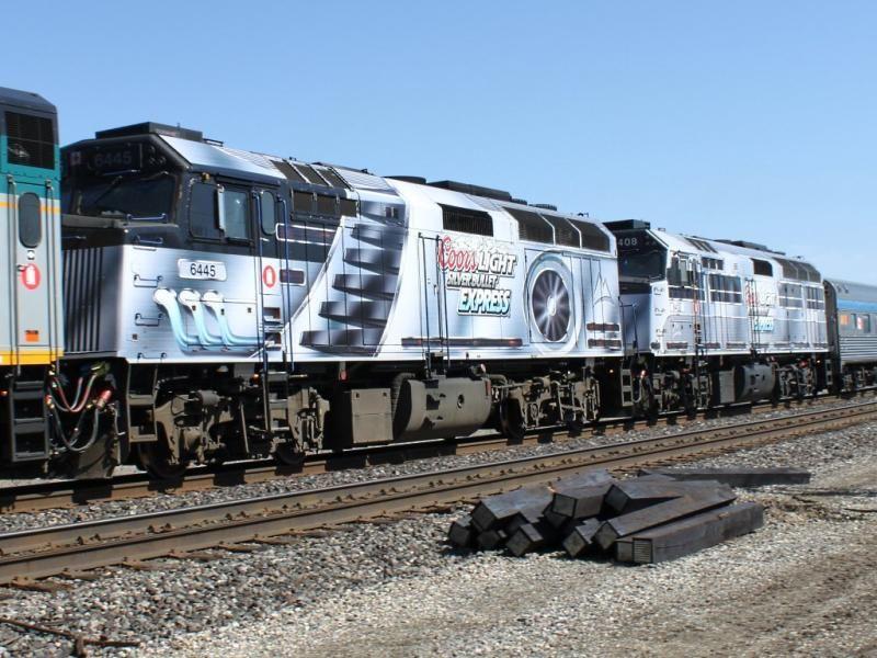 Coors Light Train Logo - Confessions of a Train Geek: Coors Light Silver Bullet Update