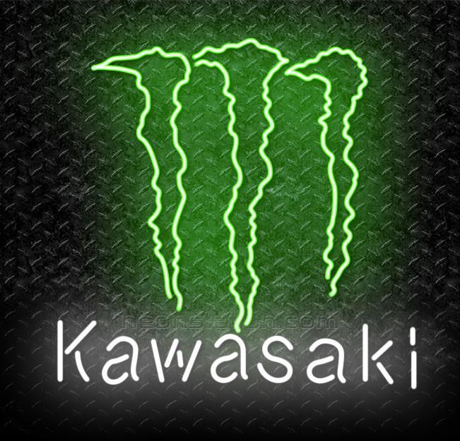 Monster Energy Kawasaki Logo - Buy Monster Energy Kawasaki Neon Sign Online // Neonstation
