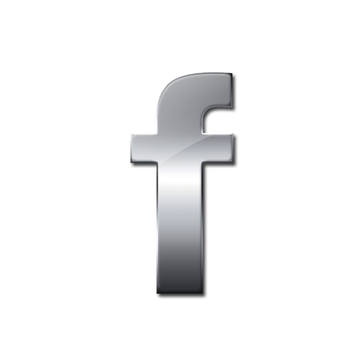 Glossy Facebook Logo - Glossy Silver Icon Social Media Logos Facebook Logo