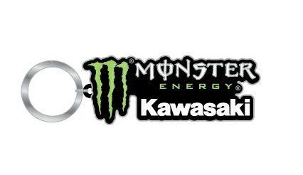 Monster Energy Kawasaki Logo - Monster Energy Kawasaki Keyring Key chain