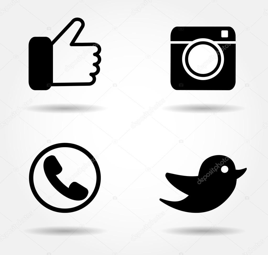 Glossy Facebook Logo - Free Facebook Like Icon Black 354856. Download Facebook Like Icon
