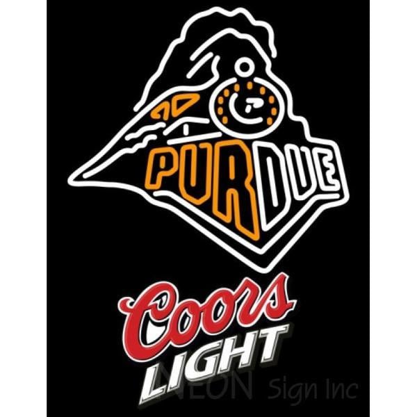 Coors Light Train Logo - Coors Light with University Neon Signs