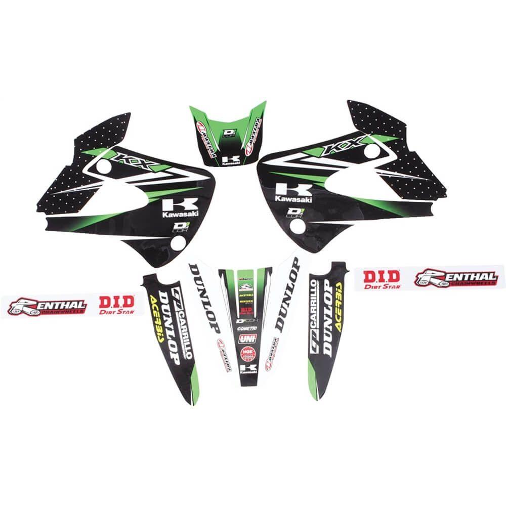 Monster Energy Kawasaki Logo - D'COR Visuals 2018 Monster Energy Kawasaki Team Green Graphic/Trim ...