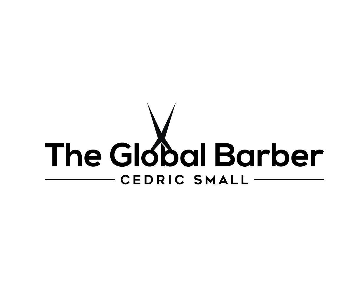 Small Global Logo - Logo Design for The Global Barber Cedric Small by Clever Design ...