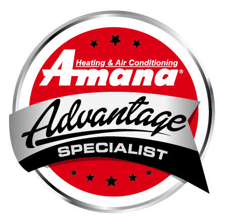 Amana Heating Logo - Amana Advantage Specialist Logo -