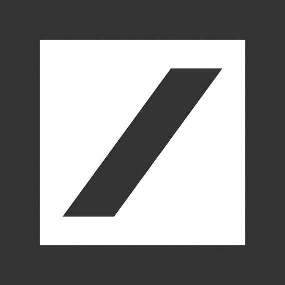 Square with Line Logo - Deutsche Bank logo- Anton Stankowski - Creative Review