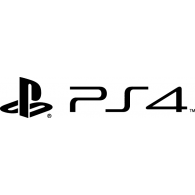 White PlayStation 4 Logo - Sony Playstation 4. Brands of the World™. Download vector logos