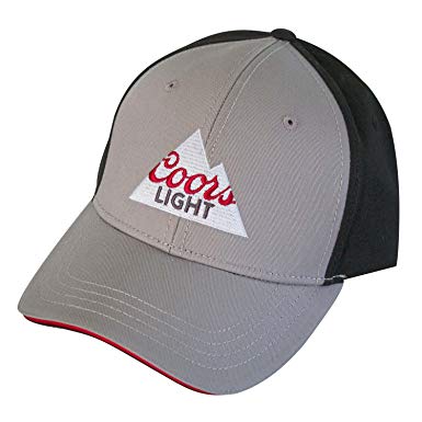 Coors Mountain Logo - Coors Light Mountain Logo Hat: Amazon.co.uk: Clothing