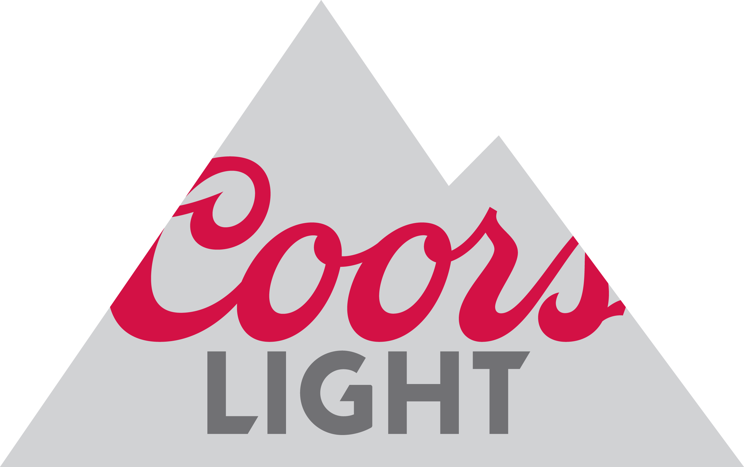 Coors Mountain Logo - COORS LIGHT. Fine American and Imported Beverages