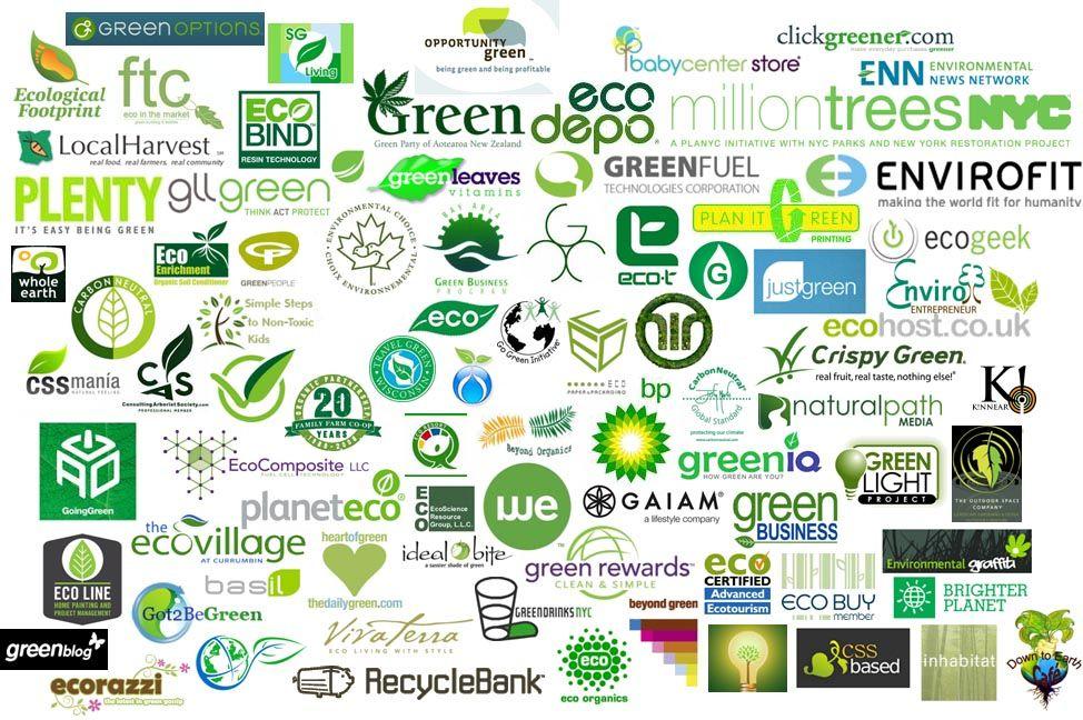 Popular Brands with a Green Logo - NNN / Biodiversity of Green Brands is Increasing