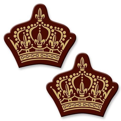 Chocolate Crown Logo - Chocolate Crowns Cupcake Decorations