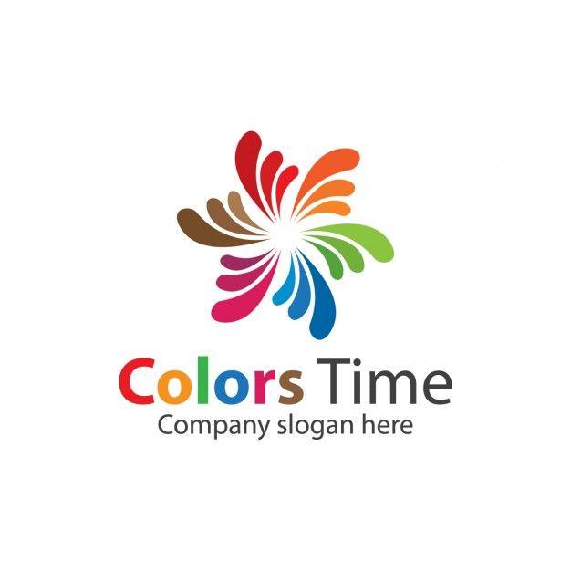 Colorful Flower Logo - Download Vector - Colorful flower logo - Vectorpicker
