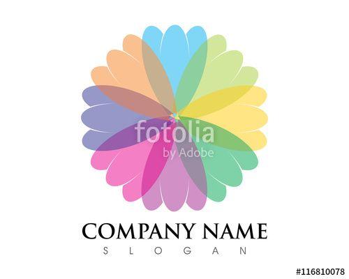 Colorful Flower Logo - Colorful Flower Logo