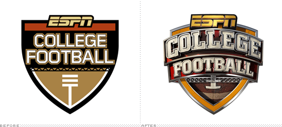 All College Football Logo - Brand New: ESPN College Football Buffs Up