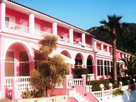 Pink Palace Hotel Logo - Pink Palace Hotel Corfu - Local rates for the Pink Palace Hotel on ...