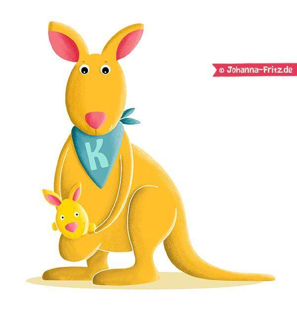 Red Kangaroo Logo - K is for kangaroo | cute Drawing | Illustration, Kangaroo, Kangaroo ...
