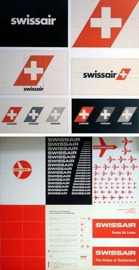 Swiss Air Logo - The Evolution of the Swissair Logo | websites | Pinterest | Branding ...