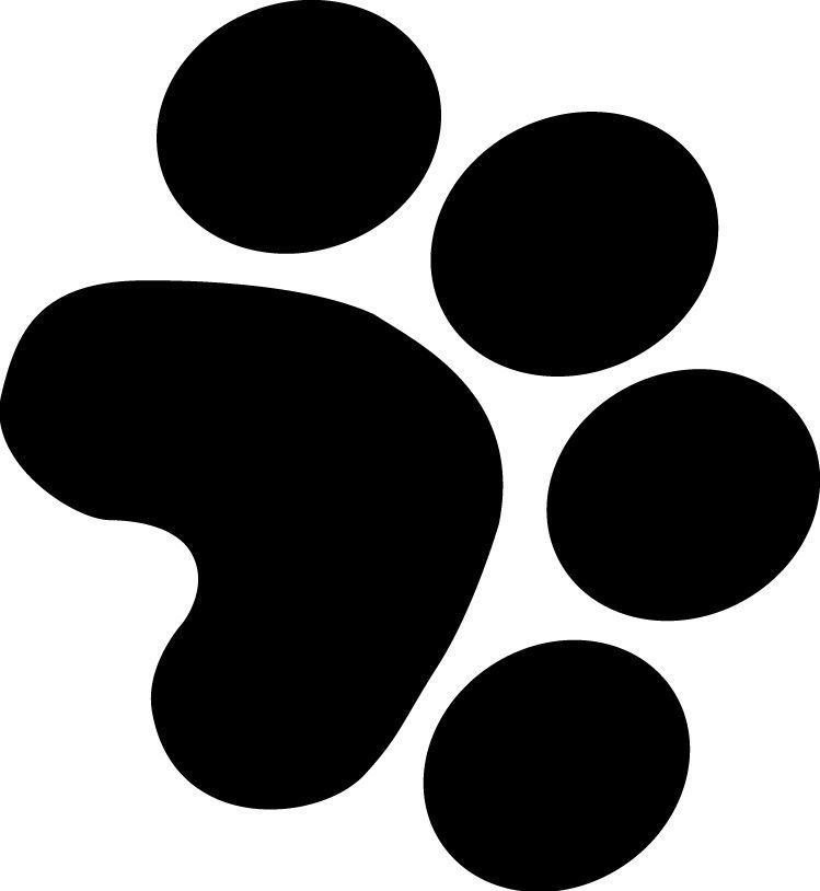 Black Paw Print Logo - Free Dog Paw Print Outline, Download Free Clip Art, Free Clip Art on ...