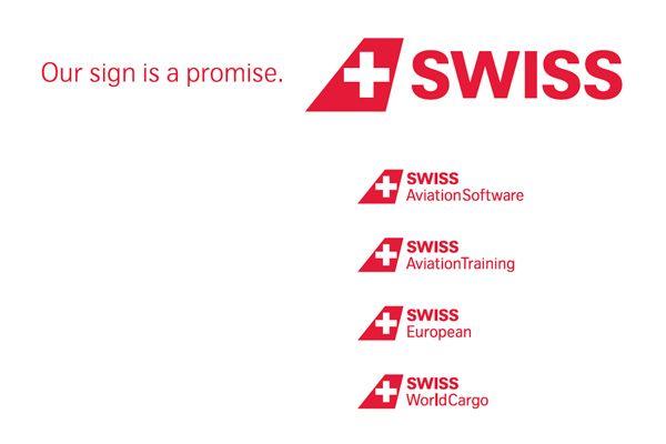 Swiss Air Logo - Neues Erscheinungsbild für SWISS